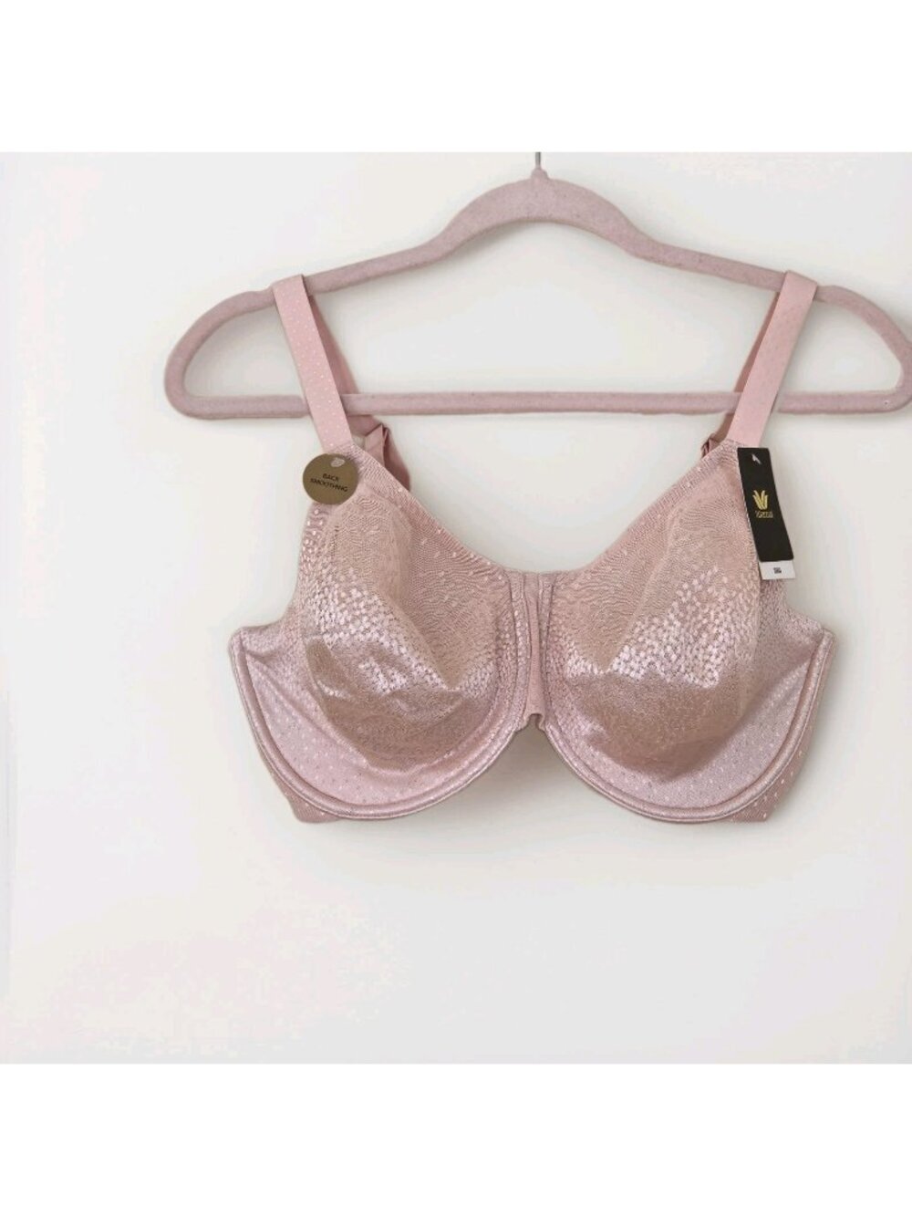 Wacoal Back Appeal Underwire Bra 36G Beige 855303 Full Coverage Adjustable Strap
